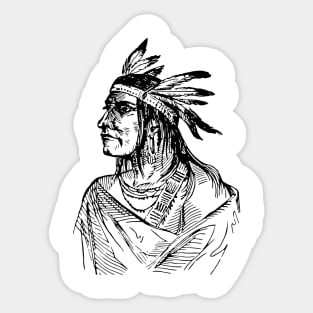 Indian chief Sticker